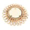 Vintage Handwoven Round Natural Rattan Wall Hanging Mirror For Home Decor